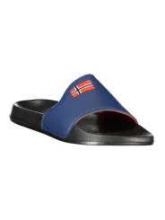 "NORWAY 1963 Pantoletten im Sale | Norwegen Pantoletten LogoDesign Hausschuh Schwarz online kaufen"|Planet-Deluxe