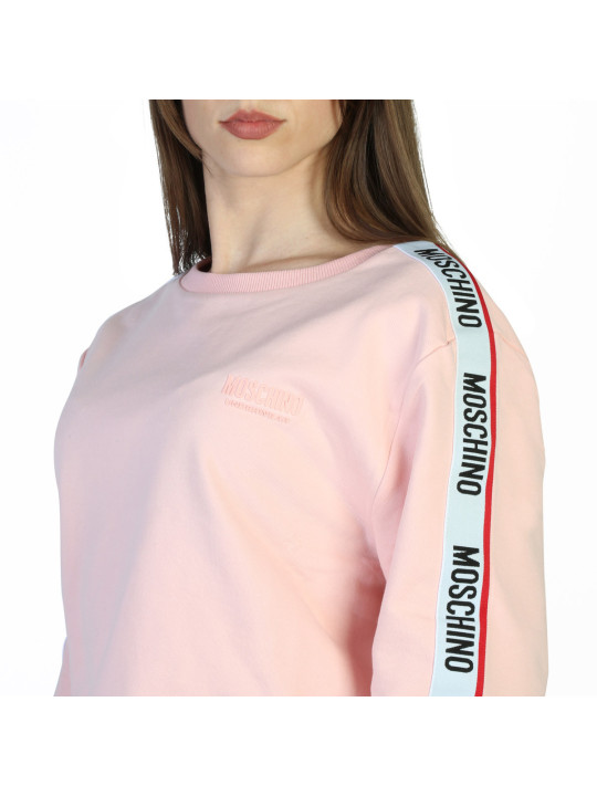 Rosa Moschino Langarmshirt mit Logo
