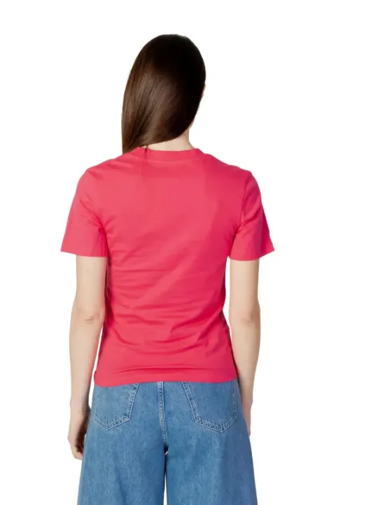 "Calvin Klein Jeans T-Shirts im Sale | Calvin Klein Damen V-Neck T-Shirt Rosa online kaufen"|Planet-Deluxe