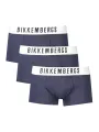 Bikkembergs 3er-Pack Boxershorts: Elegante Navy-Eleganz