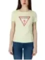 Ivory Guess T-Shirt mit Logo