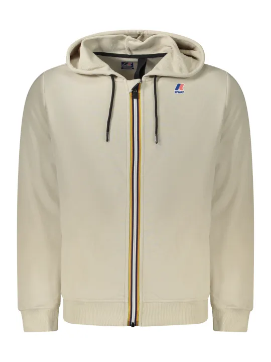 Kontrast Hoodie mit Logo & Taschen – K-WAY Sweatshirt
