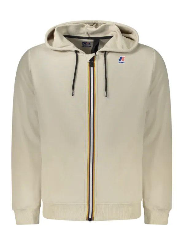 Kontrast Hoodie mit Logo & Taschen – K-WAY Sweatshirt Kontrast Hoodie mit Logo & Taschen – K-WAY Sweatshirt