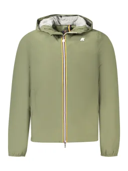 "Wasserdichte Kapuzenjacke mit Taschen & Kontrastdetails"