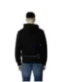 Schwarzer Armani Exchange Kapuzenpullover Rückseite