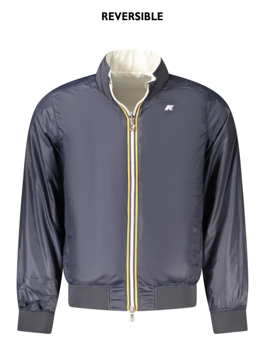 "K-WAY Jacken im Sale | Wendbare Wasserfeste Langarmjacke BeigeBlau mit Taschen online kaufen"|Planet-Deluxe