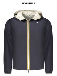 "K-WAY Jacken im Sale | WENDBARE BLAU-BEIGE JACKE MIT KAPUZE UND TASCHEN online kaufen"|Planet-Deluxe