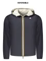 "K-WAY Jacken im Sale | WENDBARE BLAU-BEIGE JACKE MIT KAPUZE UND TASCHEN online kaufen"|Planet-Deluxe