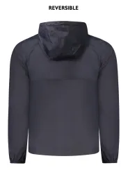 "K-WAY Jacken im Sale | WENDBARE BLAU-BEIGE JACKE MIT KAPUZE UND TASCHEN online kaufen"|Planet-Deluxe