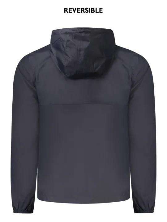 "K-WAY Jacken im Sale | WENDBARE BLAU-BEIGE JACKE MIT KAPUZE UND TASCHEN online kaufen"|Planet-Deluxe