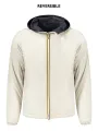 "K-WAY Jacken im Sale | WENDBARE BLAU-BEIGE JACKE MIT KAPUZE UND TASCHEN online kaufen"|Planet-Deluxe