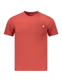 "K-WAY Kurzarm T-Shirt mit Rundhals & Logo-Tasche"