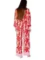 Roter Jumpsuit mit Matisse-Muster