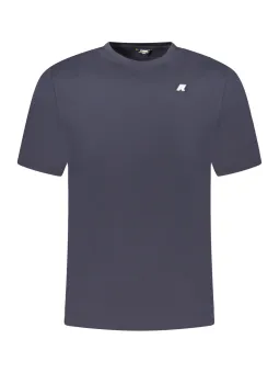 "Kurzarm T-Shirt Rundhals Logo K-Way Schwarz - Stylish & Bequem"