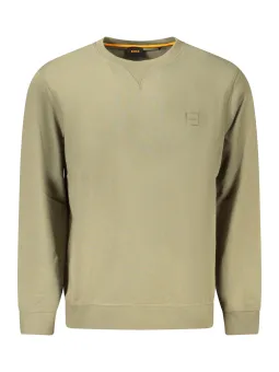 "Boss Langarm Sweatshirt: Gebürstet & Stylisch"