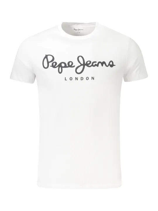 "Pepe Jeans T-Shirts im Sale | Pepe Jeans Slim Fit Rundhals Print TShirt Nachhaltig online kaufen"|Planet-Deluxe