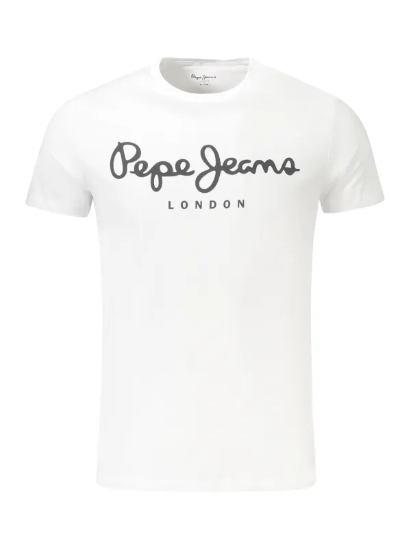"Pepe Jeans T-Shirts im Sale | Pepe Jeans Slim Fit Rundhals Print TShirt Nachhaltig online kaufen"|Planet-Deluxe