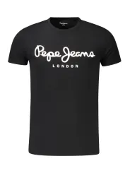 "Pepe Jeans T-Shirts im Sale | Pepe Jeans Slim Fit Rundhals T-Shirt mit Logo Print online kaufen"|Planet-Deluxe