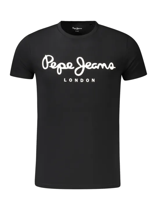 "Pepe Jeans T-Shirts im Sale | Pepe Jeans Slim Fit Rundhals T-Shirt mit Logo Print online kaufen"|Planet-Deluxe