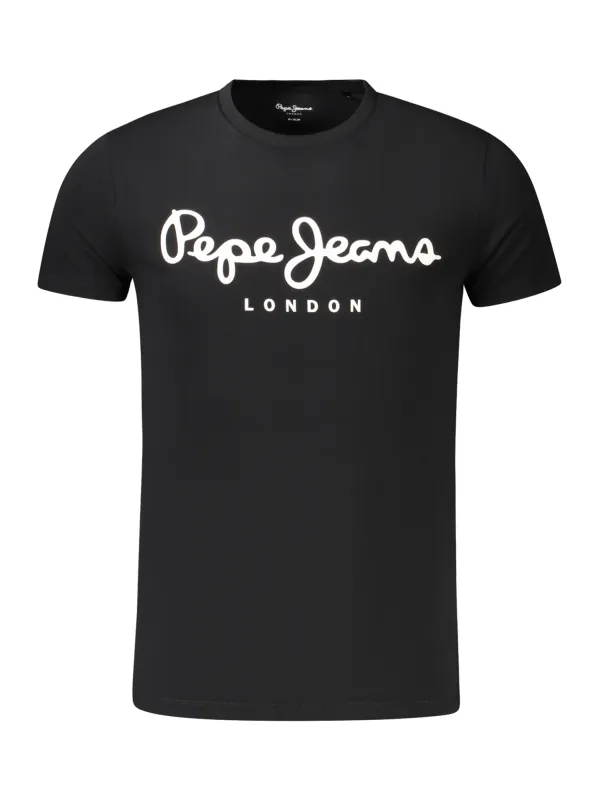 "Pepe Jeans T-Shirts im Sale | Pepe Jeans Slim Fit Rundhals T-Shirt mit Logo Print online kaufen"|Planet-Deluxe