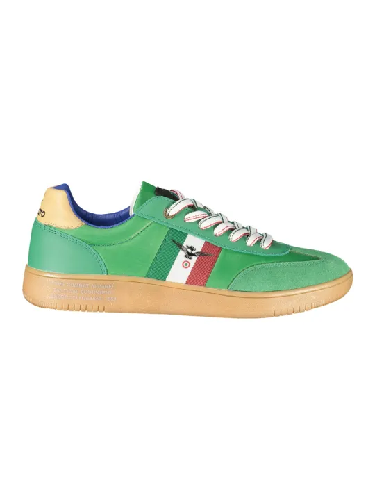 Aviator Sneaker: Stilvoll mit Kontrastdetails & Logo Print