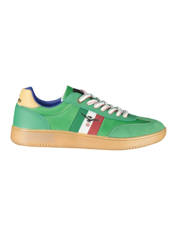 Aviator Sneaker: Stilvoll mit Kontrastdetails & Logo Print