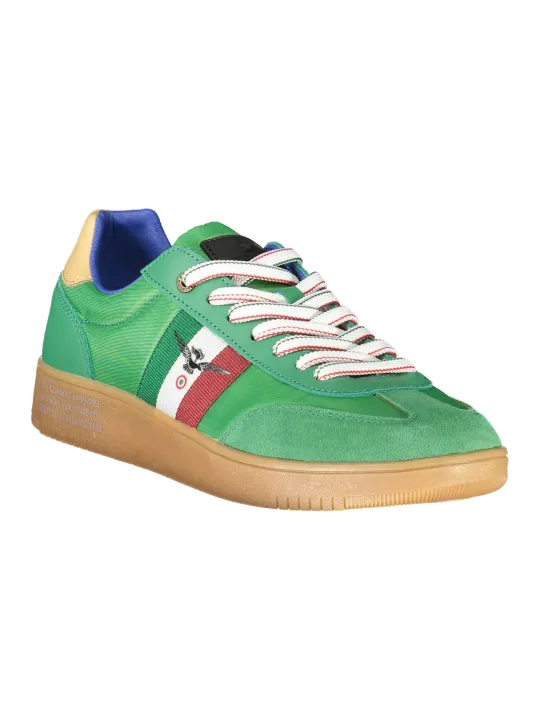 Aviator Sneaker: Stilvoll mit Kontrastdetails & Logo Print