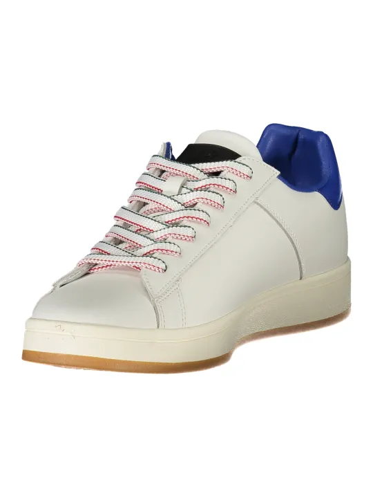 "ESERCITO 1659 Sneakers im Sale | Weißer Folgore Sportschuh mit blauen Details und Print online kaufen"|Planet-Deluxe