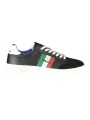 Schwarze Army Sneaker mit Logo & Kontrastdetails - Trendy