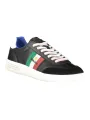 Schwarze Army Sneaker mit Logo & Kontrastdetails - Trendy