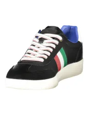 Schwarze Army Sneaker mit Logo & Kontrastdetails - Trendy