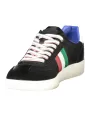 Schwarze Army Sneaker mit Logo & Kontrastdetails - Trendy