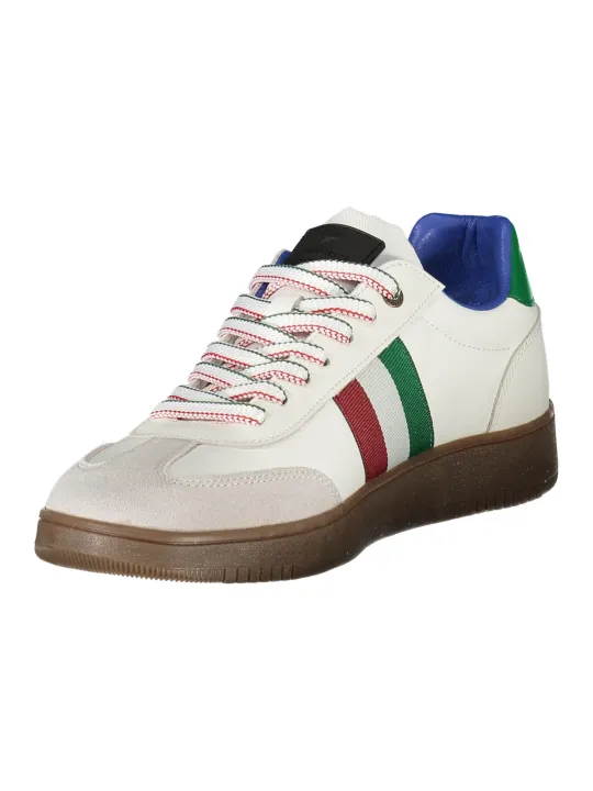 "ESERCITO 1659 Sneakers im Sale | Weiße Aviation Sneakers mit Kontrastdetails und Logo online kaufen"|Planet-Deluxe