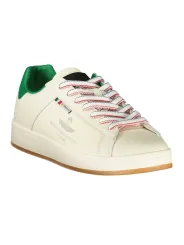 "ESERCITO 1659 Sneakers im Sale | Weiße Folgore Sneakers mit grünen Details und Logo  online kaufen"|Planet-Deluxe