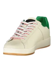"ESERCITO 1659 Sneakers im Sale | Weiße Folgore Sneakers mit grünen Details und Logo  online kaufen"|Planet-Deluxe