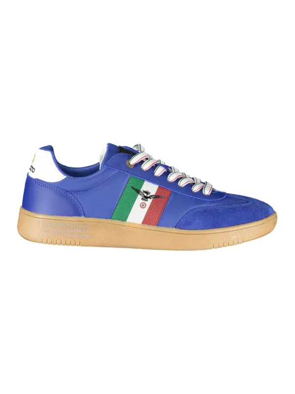 "ESERCITO 1659 Sneakers im Sale | BLAUE SPORTSCHUHE MIT KONTRASTDETAILS UND LOGO DRUCK online kaufen"|Planet-Deluxe "ESERCITO 1659 Sneakers im Sale | BLAUE SPORTSCHUHE MIT KONTRASTDETAILS UND LOGO DRUCK online kaufen"|Planet-Deluxe
