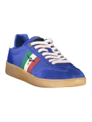 "ESERCITO 1659 Sneakers im Sale | BLAUE SPORTSCHUHE MIT KONTRASTDETAILS UND LOGO DRUCK online kaufen"|Planet-Deluxe
