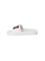 Tommy Hilfiger Jeans weiße Slides