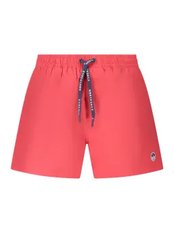 "36CM Badeboxer mit Slip & Taschen, Elastikbund, Logo"