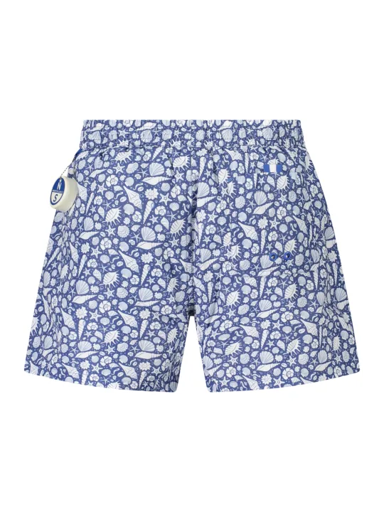 "North Sails Badehosen im Sale | Ocean Positive Badeboxershorts mit Taschen und Logo online kaufen"|Planet-Deluxe