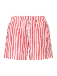 "North Sails Badehosen im Sale | Gestreifte Badeboxershorts mit Slip und Taschen von North Sails online kaufen"|Planet-Deluxe