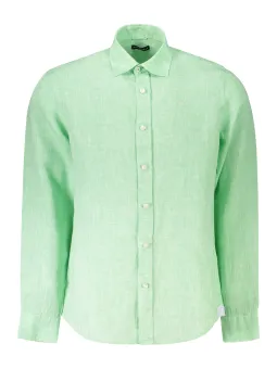 "Ozeanfreundliches Hemd mit Italienischem Kragen & Logo"