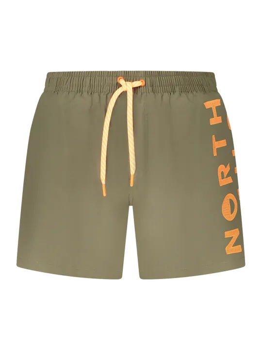 "North Sails Badehosen im Sale | North Sails Badeboxer Ocean Print 36CM mit Taschen online kaufen"|Planet-Deluxe