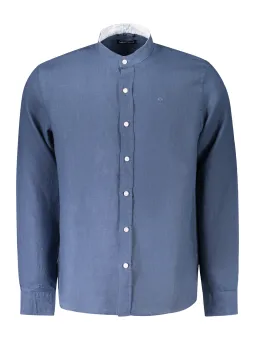 "Ozean Hemd North Sails: Stickerei & Koreanischer Kragen"