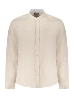 "Ozeanhemd: Koreanischer Kragen & Logo, Stilvoll & Modern"