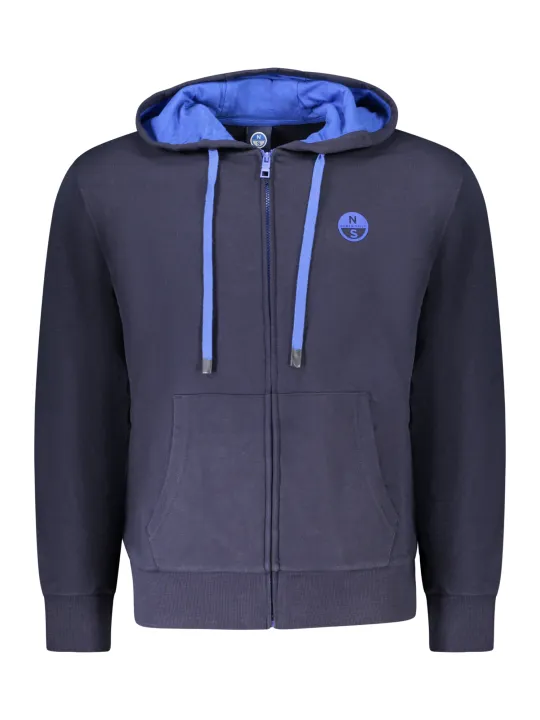 "North Sails Sweatshirts im Sale | Kapuzenpullover mit Taschen und Kontrastdetails Ocean Logo online kaufen"|Planet-Deluxe