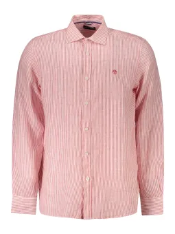 "North Sails Gestreiftes Hemd mit Logo – Stilvoll & Klassisch"