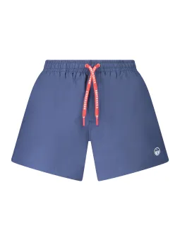 "36CM Badeboxer mit Slip & Taschen, Elastikbund, Logo"