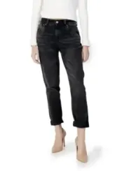 Schwarze, zulaufende Pepe Jeans Hose