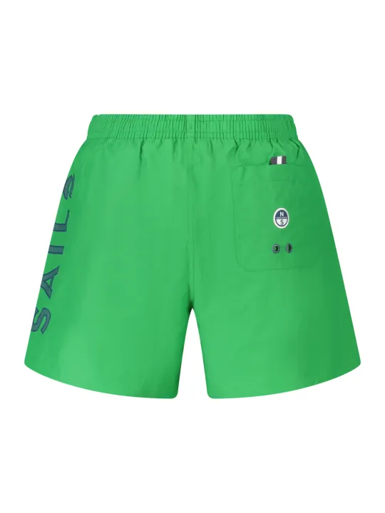 "North Sails Badehosen im Sale | Ocean Positive Badeboxer 36CM mit Taschen und Kontrastdetails online kaufen"|Planet-Deluxe